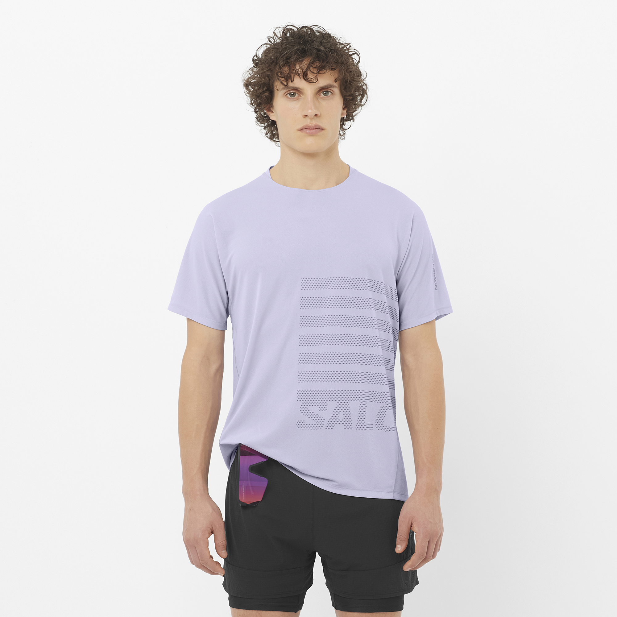 SALOMON MEN SENSE AERO SS TEE GFX M COSMIC SKY/CASTE