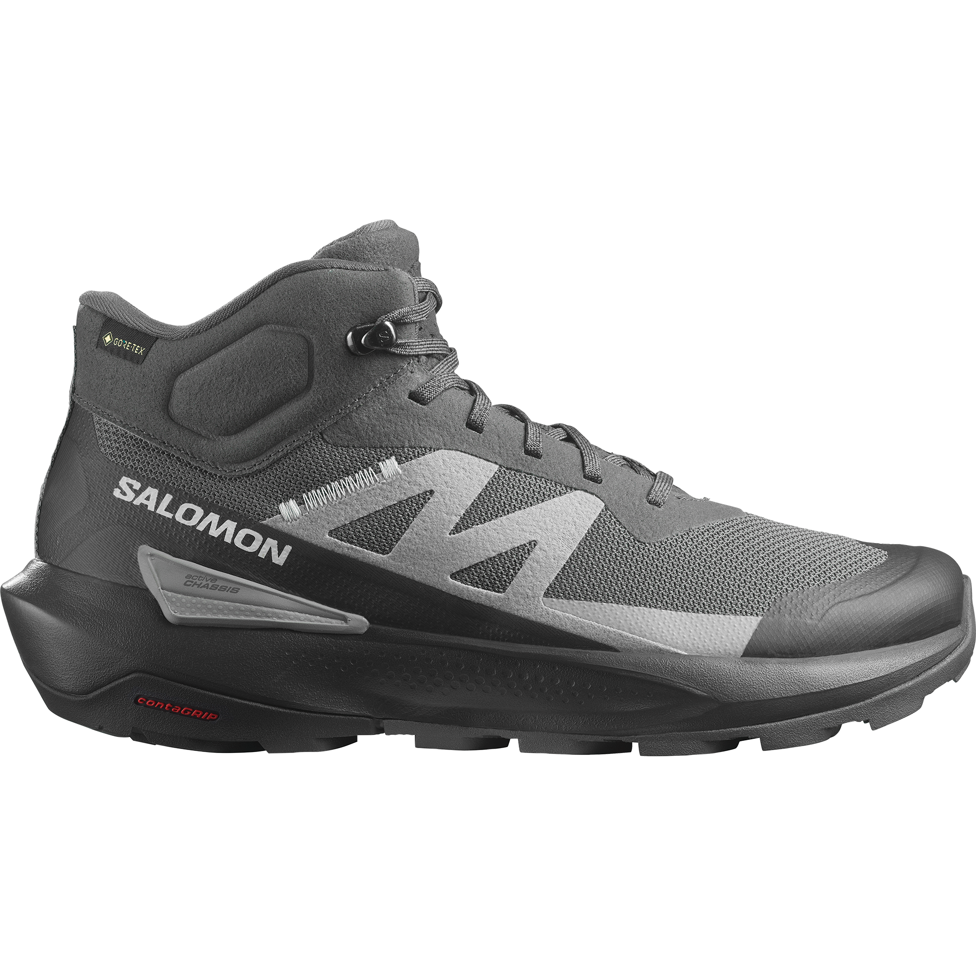 SALOMON MEN SHOES ELIXIR ACTIV MID GTX MGNT/PHANTM/S
