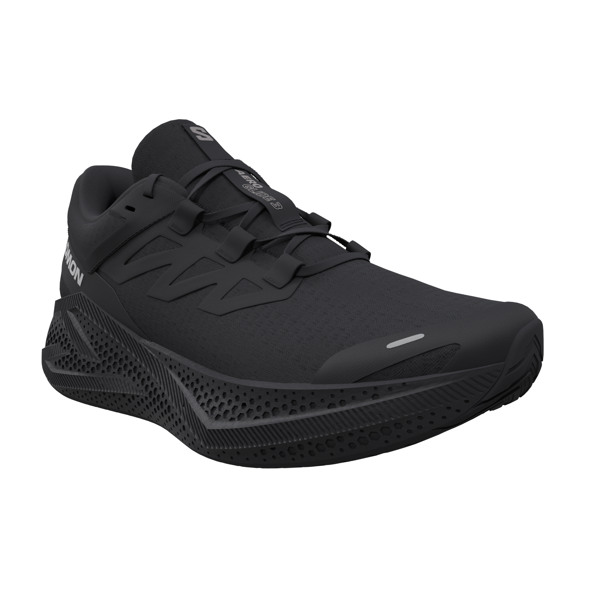 SALOMON MEN SHOES AERO GLIDE 3 BLACK/BLACK/FTW SILVE