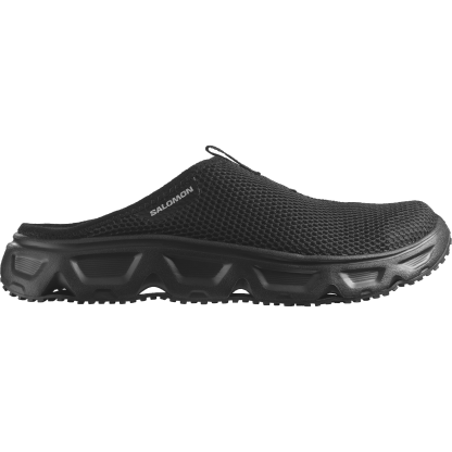 SALOMON MEN SHOES REELAX SLIDE 6.0 BLACK/BLACK/ALLOY