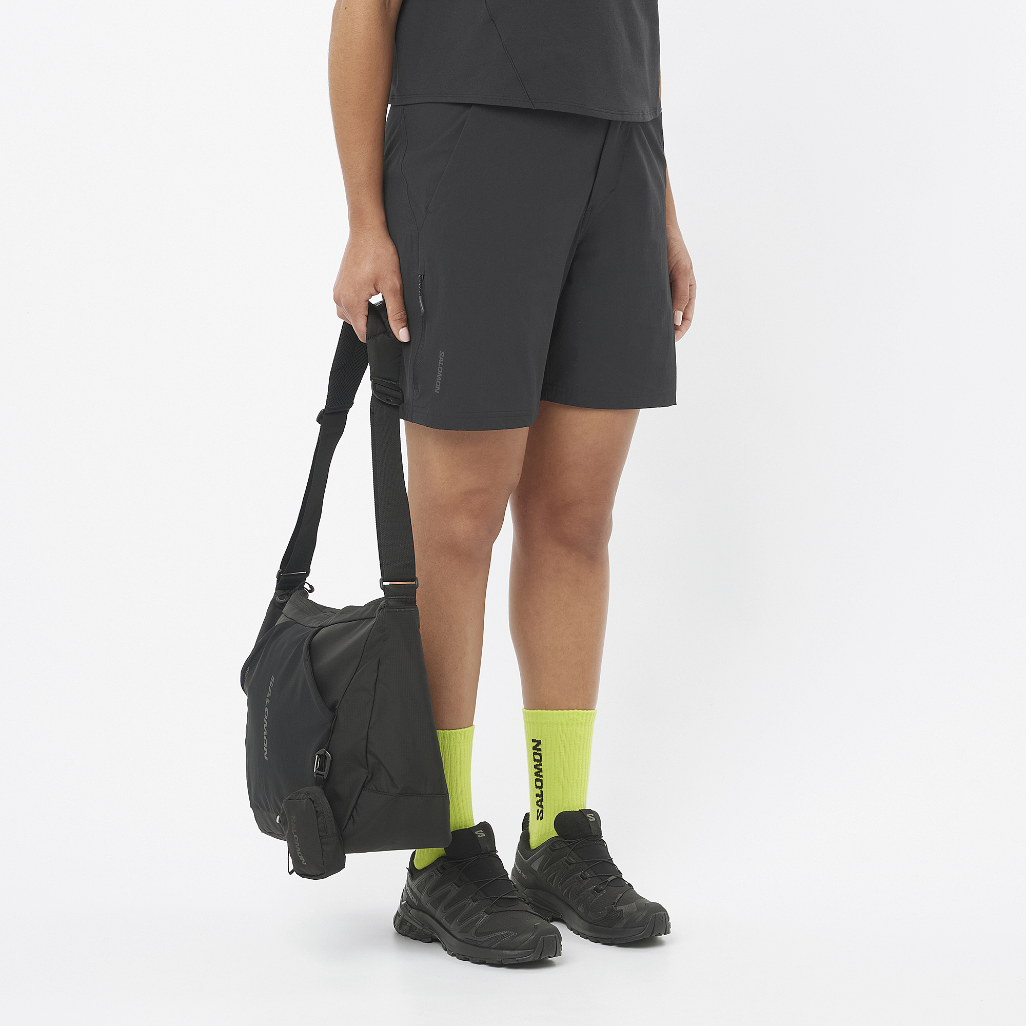 SALOMON WOMEN WAYFARER 2.0 SHORTS W DEEP BLACK