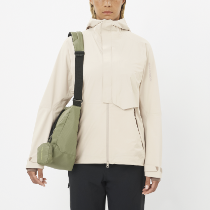 SALOMON WOMEN OUTERPATH PRO 2.5L JKT W SILVER CLOUD