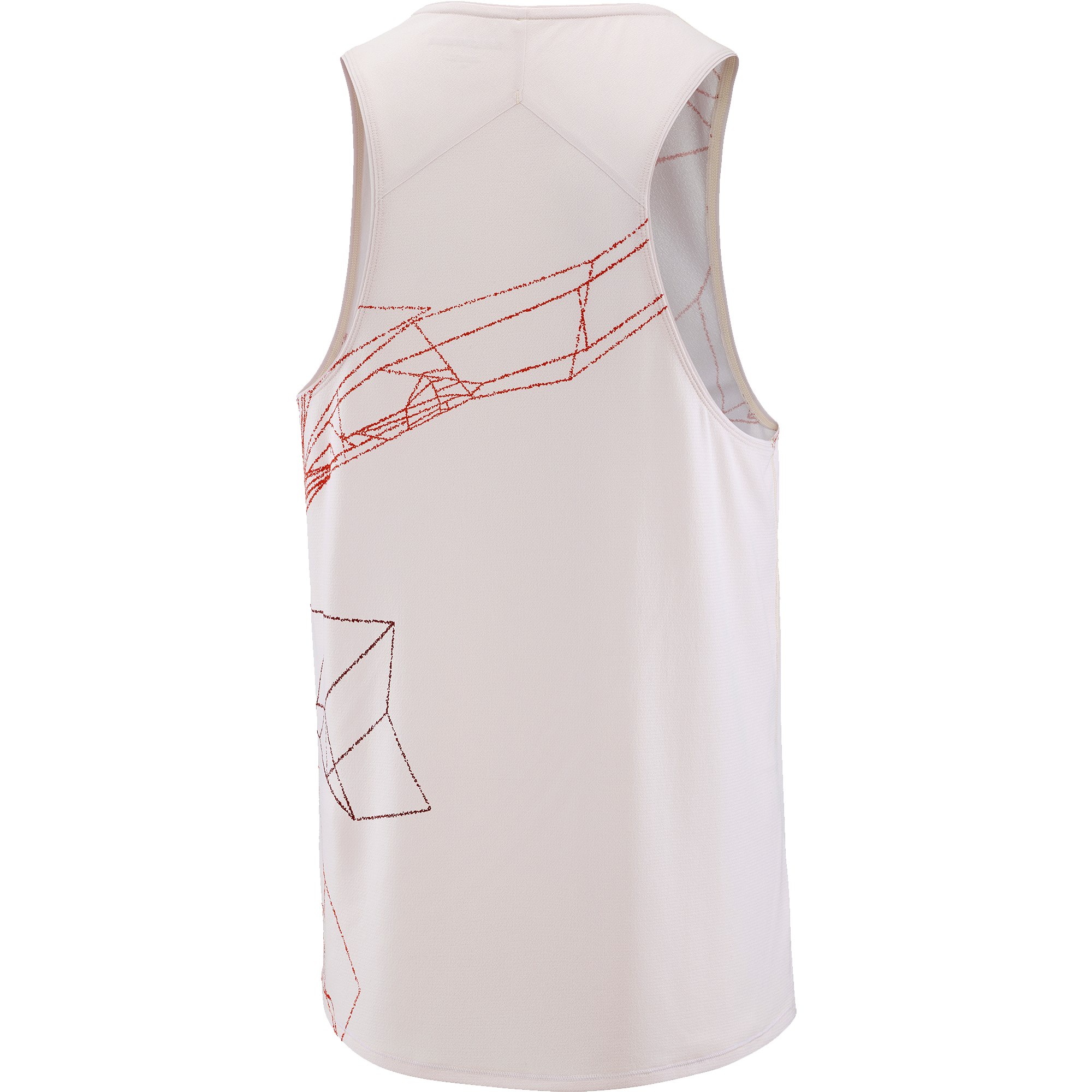 SALOMON MEN S/LAB SPEED SINGLET M LILAC ASH/FIERY RE