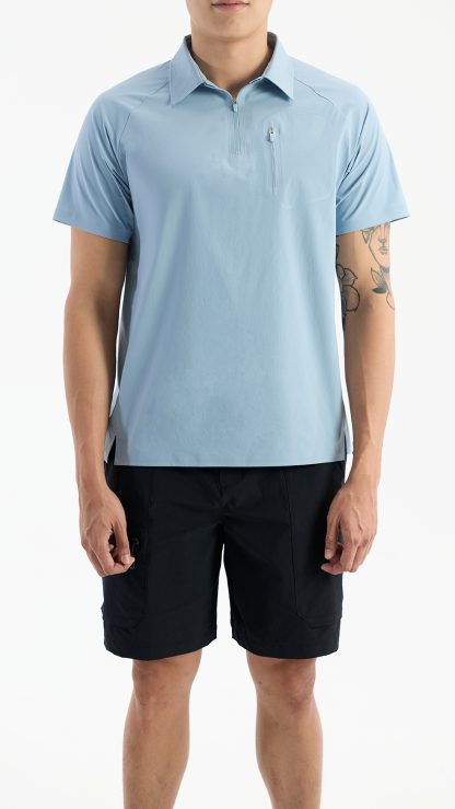 SALOMON Men L WOVEN POLO
