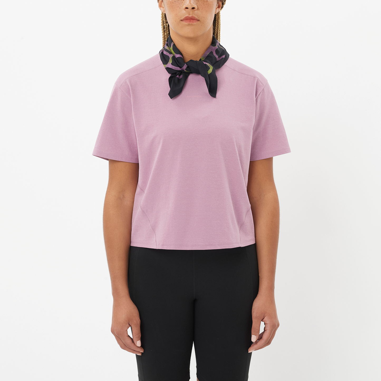 SALOMON WOMEN TRACKLINE SS TEE W VALERIAN