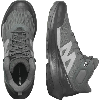 SALOMON MEN SHOES ELIXIR ACTIV MID GTX MGNT/PHANTM/S