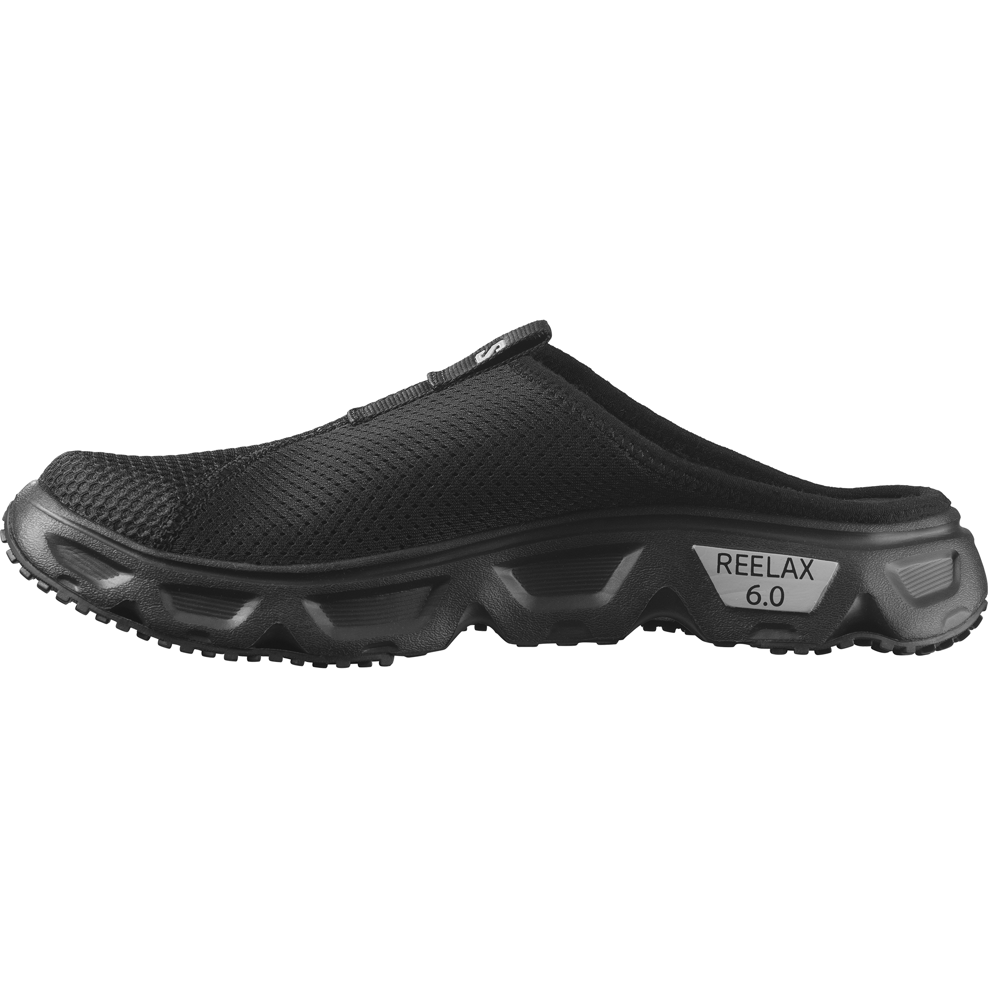 SALOMON MEN SHOES REELAX SLIDE 6.0 BLACK/BLACK/ALLOY