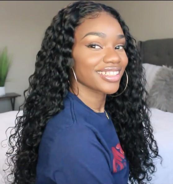2019 NEW Super Natural Lace Long Curly Wig