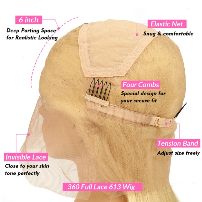 370 Fake Scalp Wig Brazilian Straight 370 Lace Human Hair Wigs