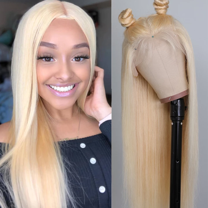 370 Fake Scalp Wig Brazilian Straight 370 Lace Human Hair Wigs