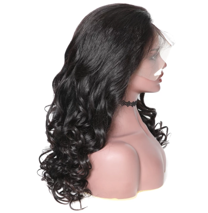 360 Pre Plucked Lace Frontal Wig With Baby Hair Around Body Wave Lady Wig