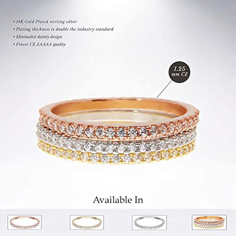 Eternity Band ring 925 Sterling silver Pave AAAAA Zircon cz stack Wedding Band Rings for women Bridal Statement Party Jewelry