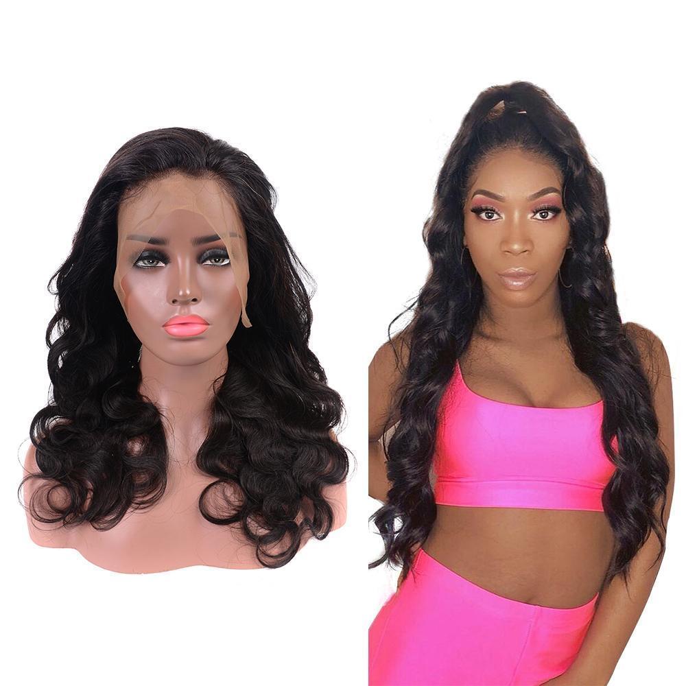 360 Transparent Lace Wave  Human Hair Wigs Lady Wig