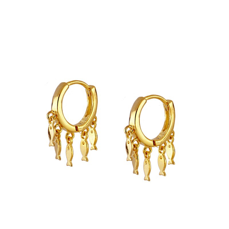 CANNER Real 925 Sterling Silver Hoop Earrings For Women Luxury Zircon Circle Round Earring Fashion Earings Jewelry pendientes