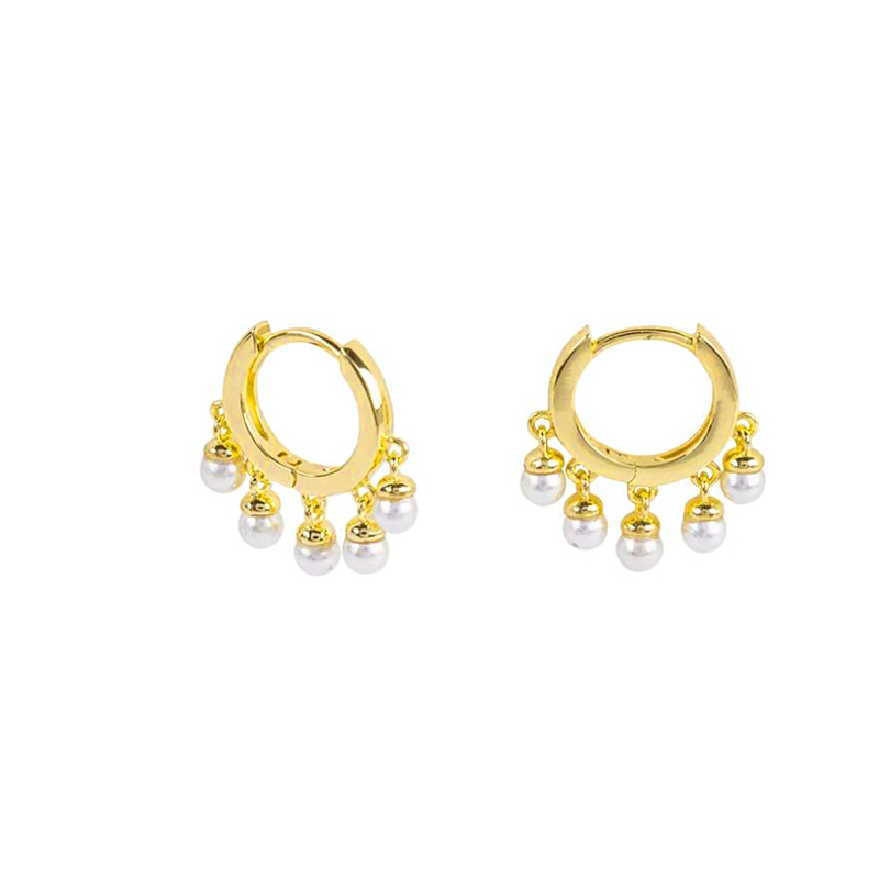 CANNER Real 925 Sterling Silver Hoop Earrings For Women Luxury Zircon Circle Round Earring Fashion Earings Jewelry pendientes
