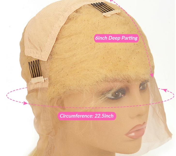 370 Fake Scalp Wig Brazilian Straight 370 Lace Human Hair Wigs