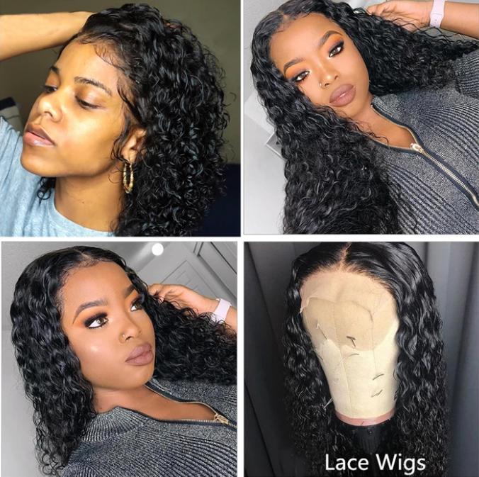 360 Lace Front Human Hair Wig With Baby Hair Wavy Brazilian Hair