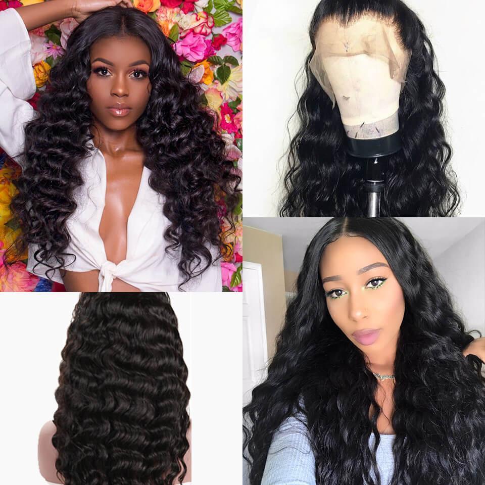 Brazilian 360 Lace Wig Body Wave Lace Frontal Human Hair Wig Lady Wig