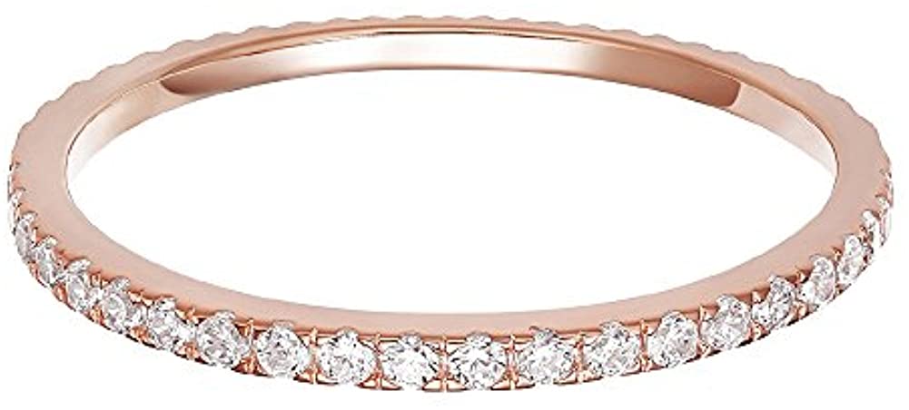 Eternity Band ring 925 Sterling silver Pave AAAAA Zircon cz stack Wedding Band Rings for women Bridal Statement Party Jewelry