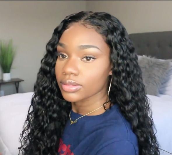 2019 NEW Super Natural Lace Long Curly Wig