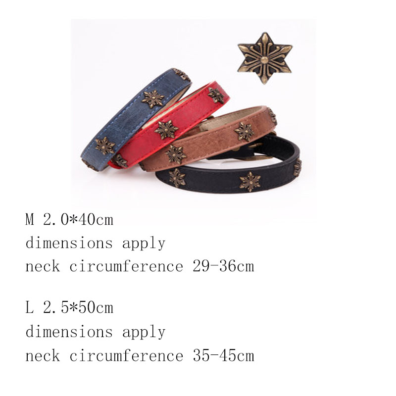 Cat Collar Star Decoration Collar For Cats Kitten Puppy Leash Collars For Cats Pet Products
