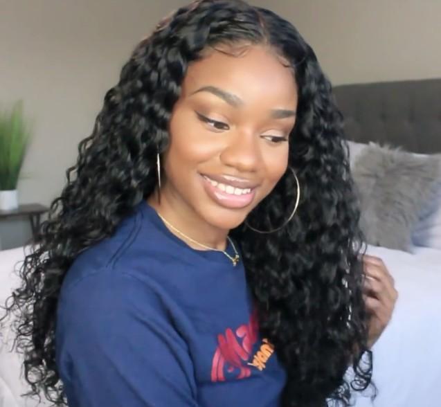 2019 NEW Super Natural Lace Long Curly Wig