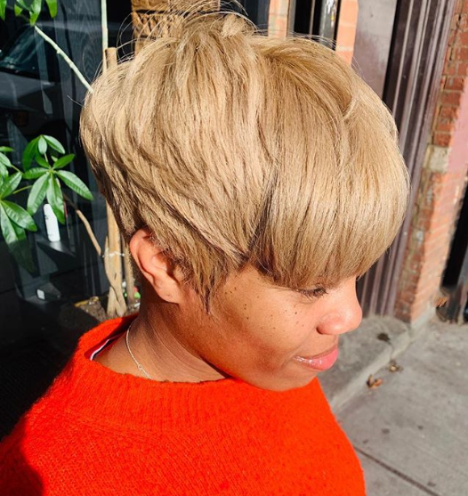 African American Super Short Straight Wig for Black Women