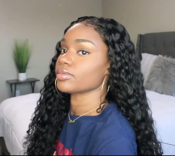 2019 NEW Super Natural Lace Long Curly Wig