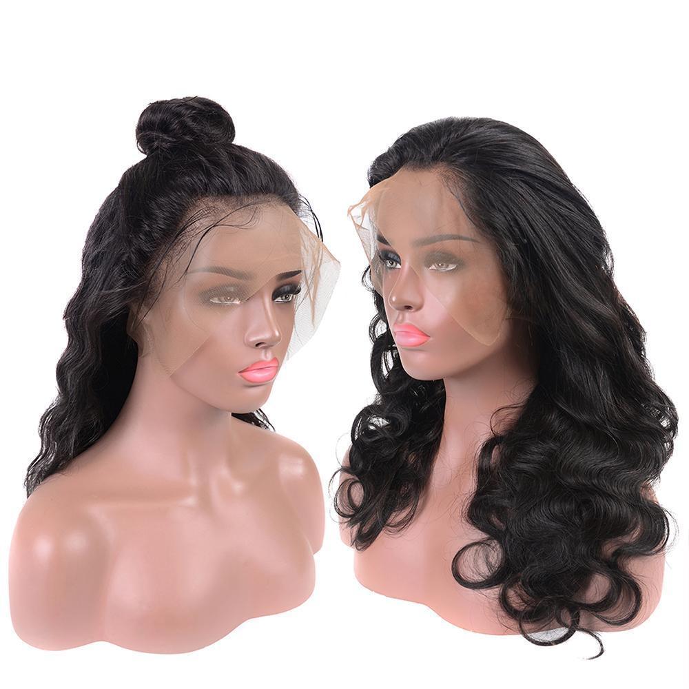 360 Transparent Lace Wave  Human Hair Wigs Lady Wig
