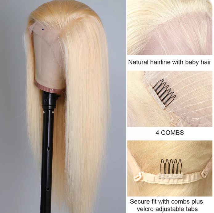 370 Fake Scalp Wig Brazilian Straight 370 Lace Human Hair Wigs