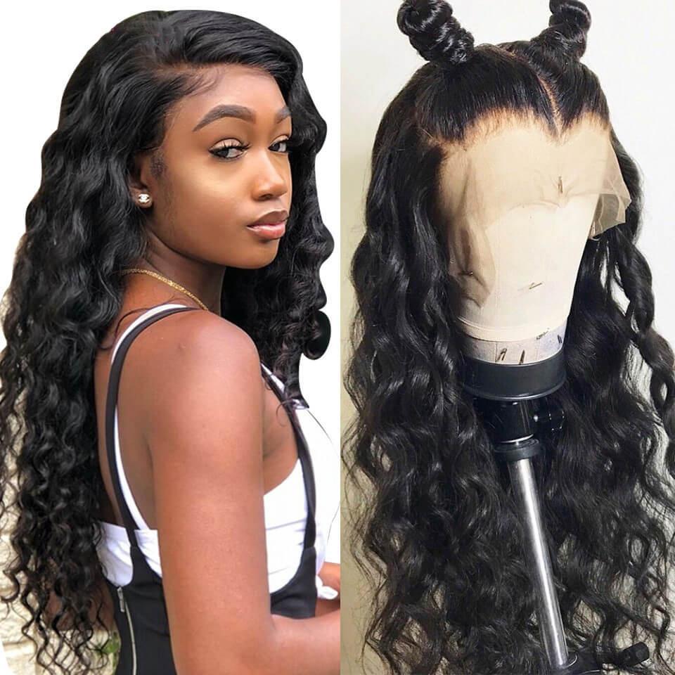 Brazilian 360 Lace Wig Body Wave Lace Frontal Human Hair Wig Lady Wig