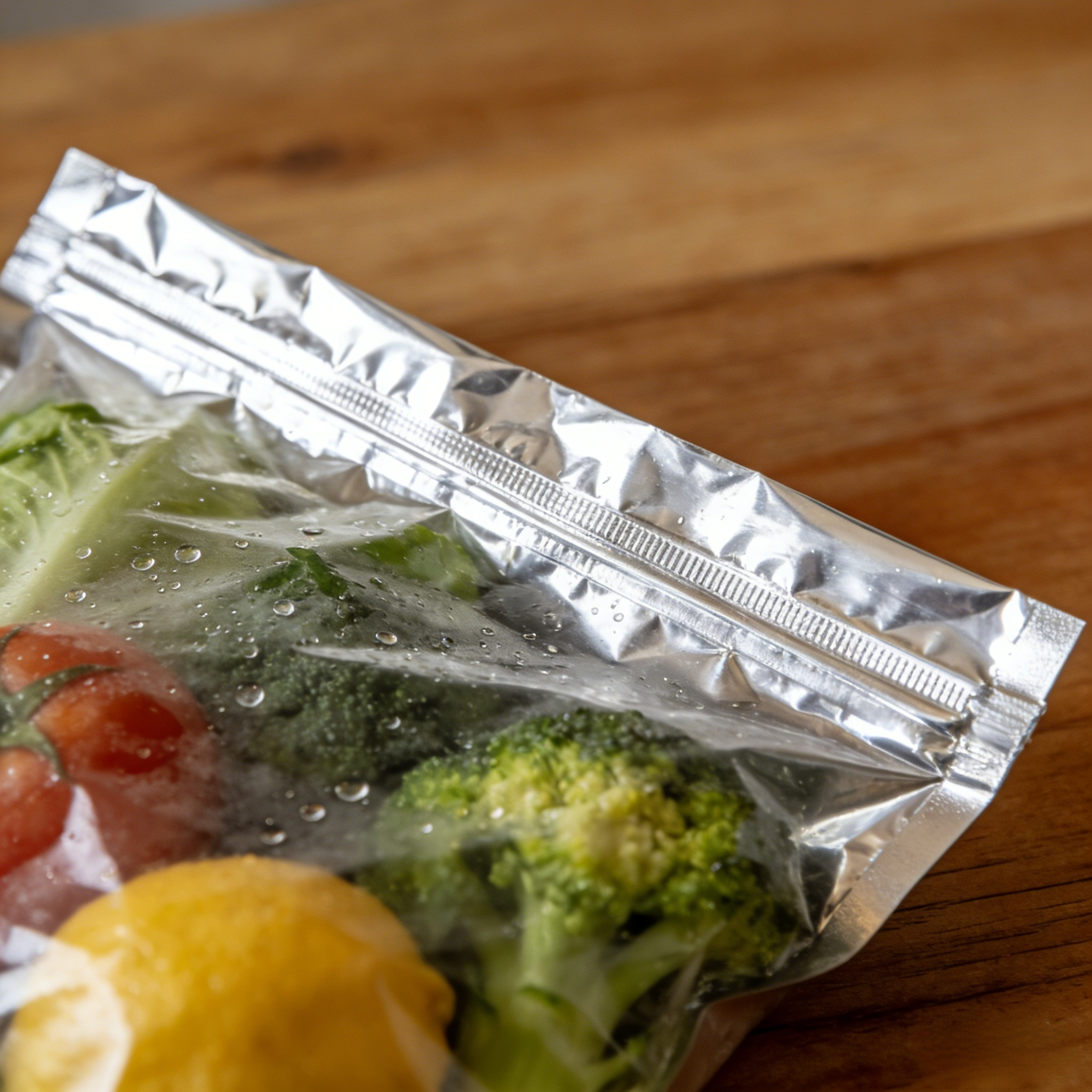 Aluminum foil fresh-keeping bag