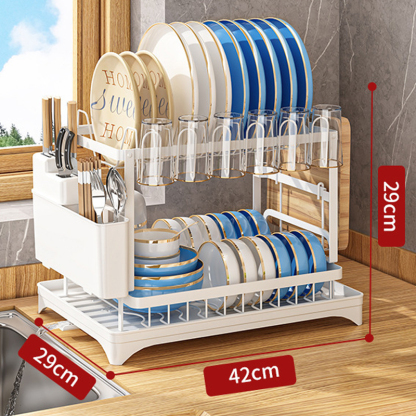 Multifunctional dish drain rack