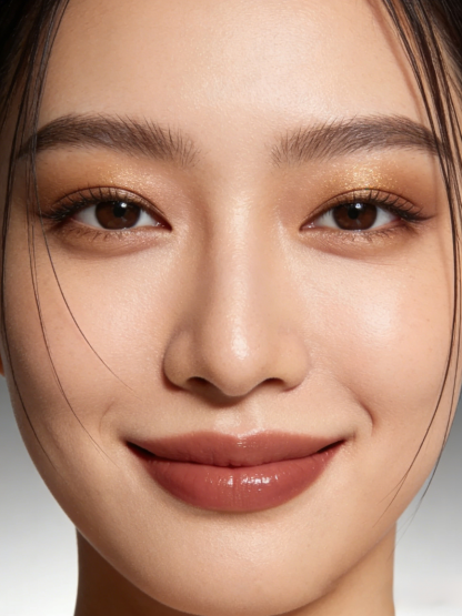 Lazy eyeshadow stick three colors one touch matte earth color concealer light makeup three in one wa