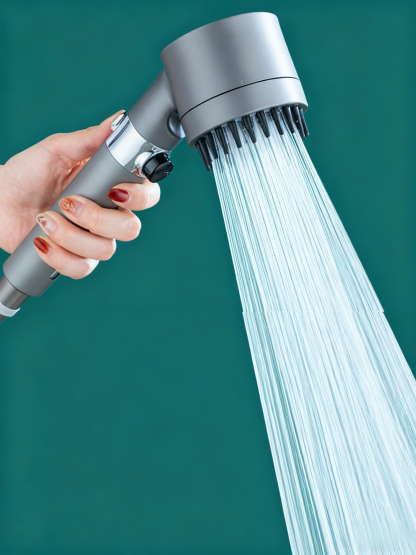 German massage multifunctional one-button adjustment shower head
