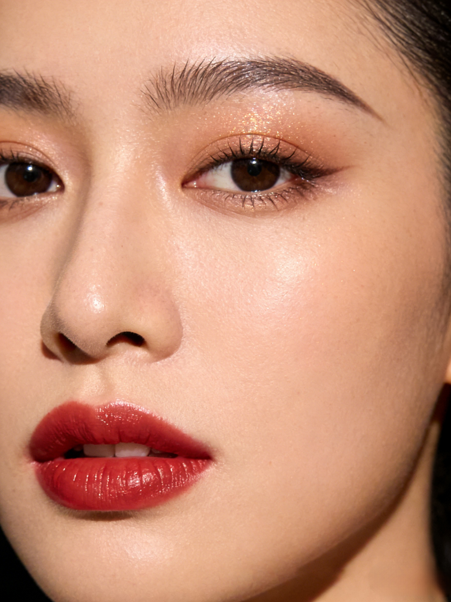 Lazy eyeshadow stick three colors one touch matte earth color concealer light makeup three in one wa