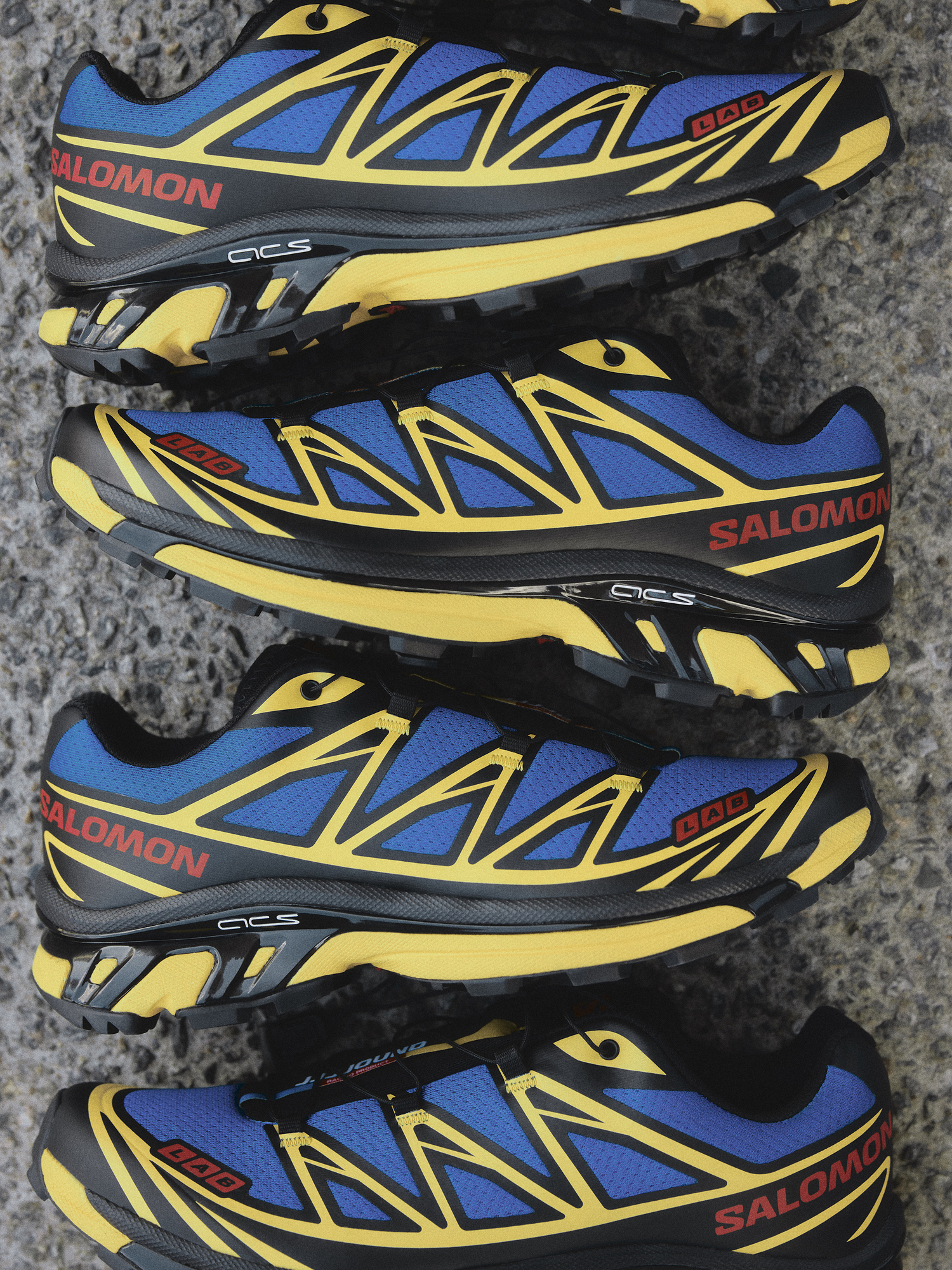 靴 SALOMON jjjound xt-6 Salomon x Jjjjound Unisex XT-6 Ebony / Black / Fiery Red Low Top