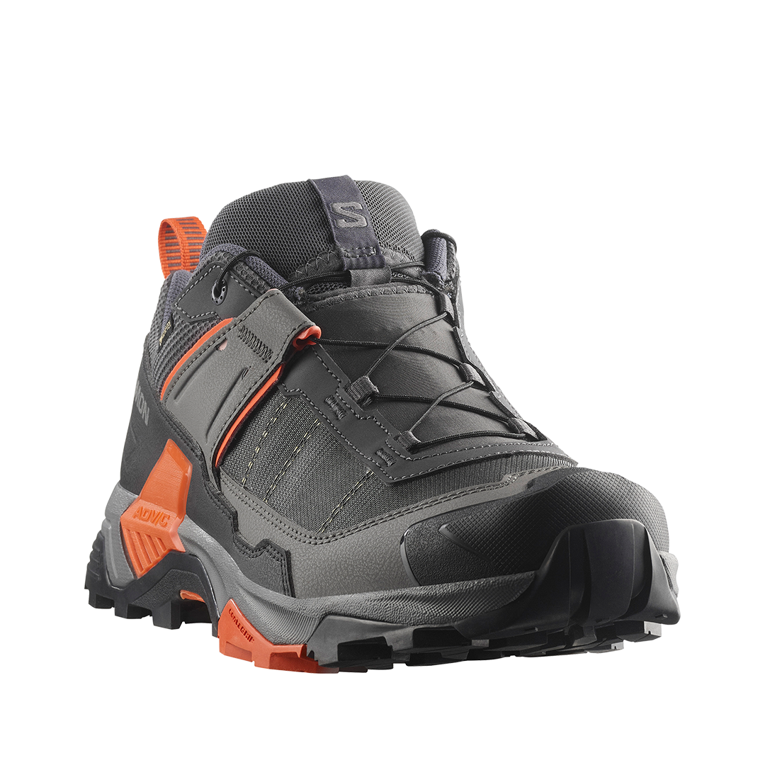 X ULTRA 5 GORE-TEX Men's Hiking Shoes in Asphalt / Castlerock / Burnt Ochre