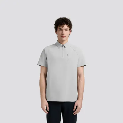 Men L WOVEN POLO