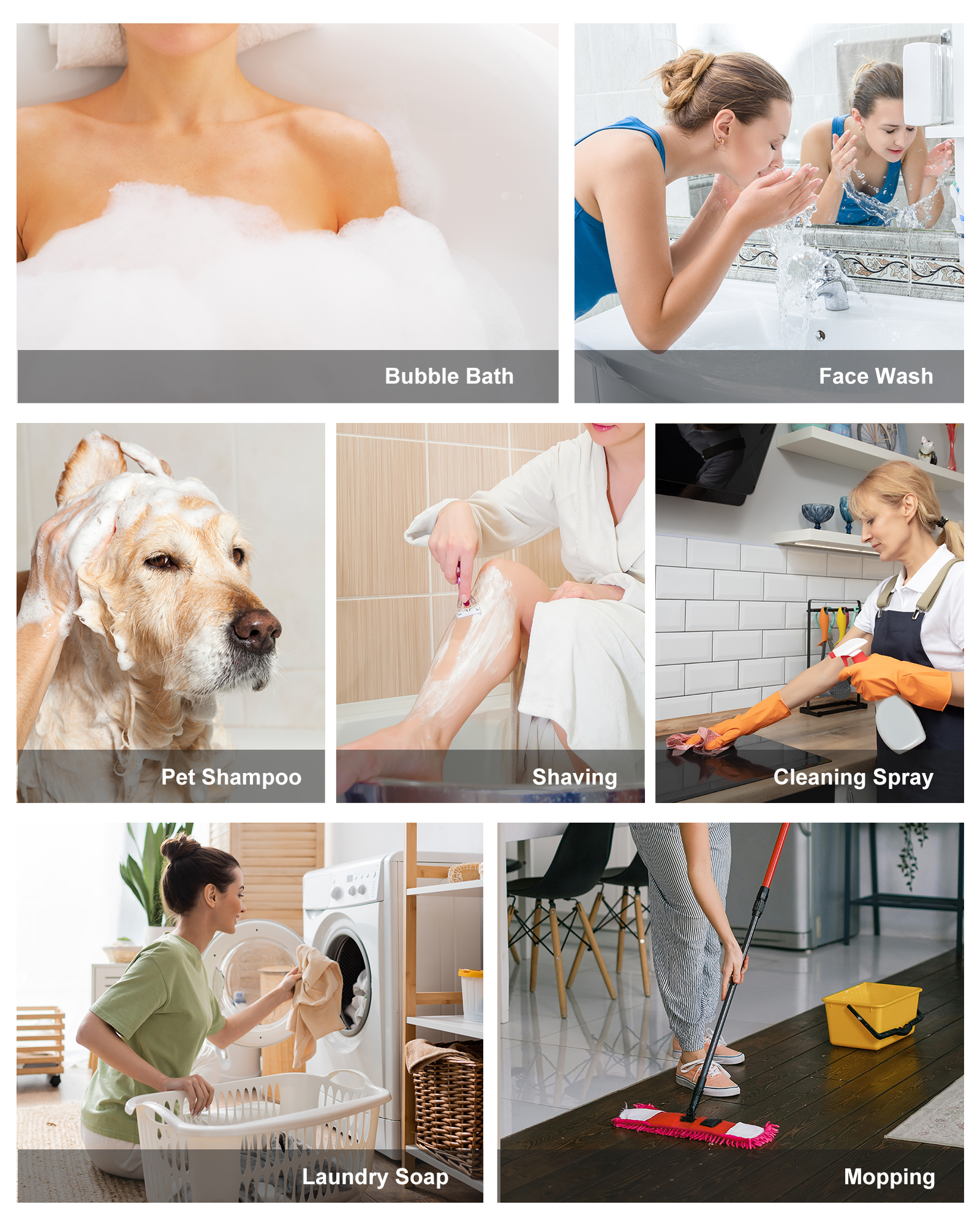 FLOWHYET Pure Castile Soap Liquid Lavender 1 Gallon (128 fl oz) Refill – Natural Organic Body Wash, Hard Water Friendly Bath Soap Liquid for Oily Skin,Body,Face, Laundry & Home Cleaning