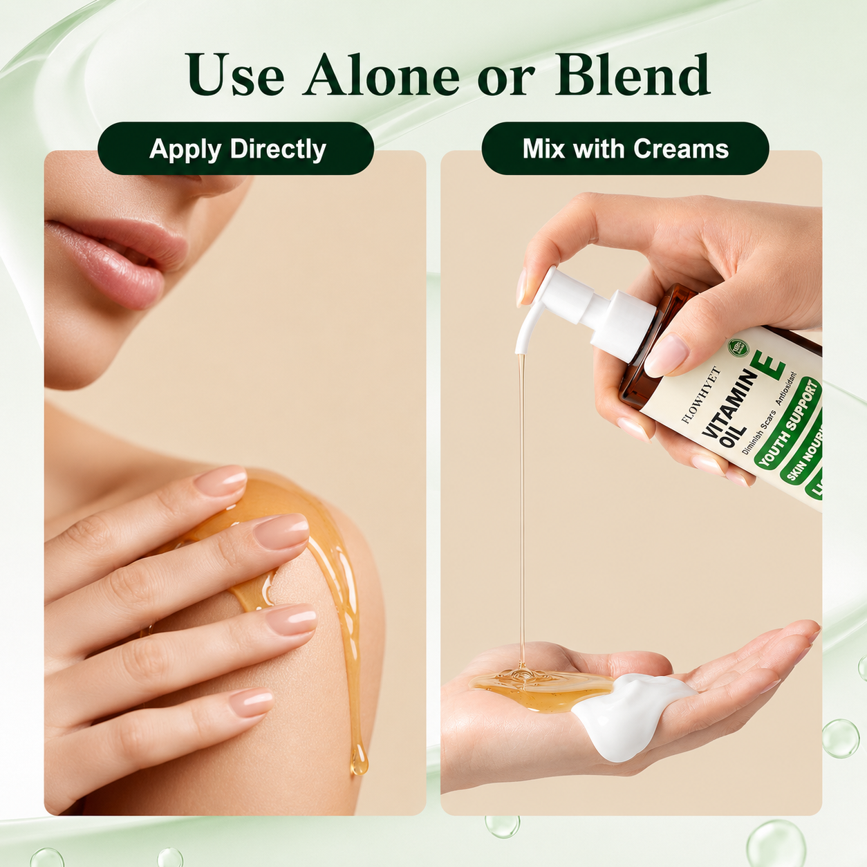 16 Floz Organic Vitamin E Oil For Skin Scars - Unscented 500mL