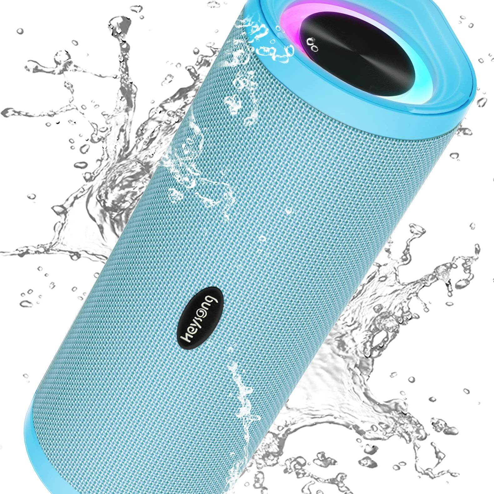 Portable Bluetooth Speaker with IPX7 Waterproof Rating and Enhanced Bass for All-Weather Performance - Audio, Smartphone