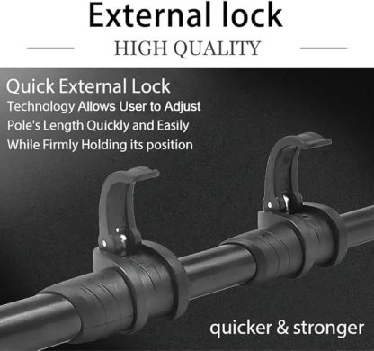 Ultralight Telescopic Trekking Poles with Natural Cork Grips, Quick Lock & Nylon Storage Bag