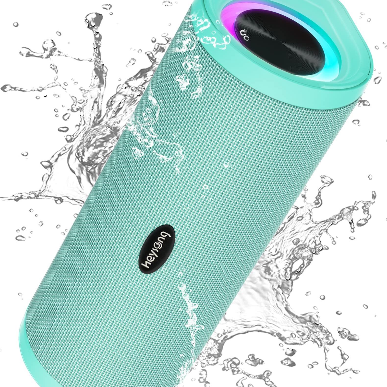 Portable Bluetooth Speaker with IPX7 Waterproof Rating and Enhanced Bass for All-Weather Performance - Audio, Smartphone