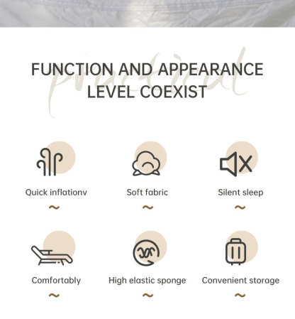  Product camouflage Can Be Spliced Self Inflating Cushion Air Mattress Camping Mat With Pillow