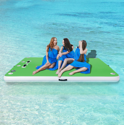 Portable Inflatable Floating Dock for Relaxation