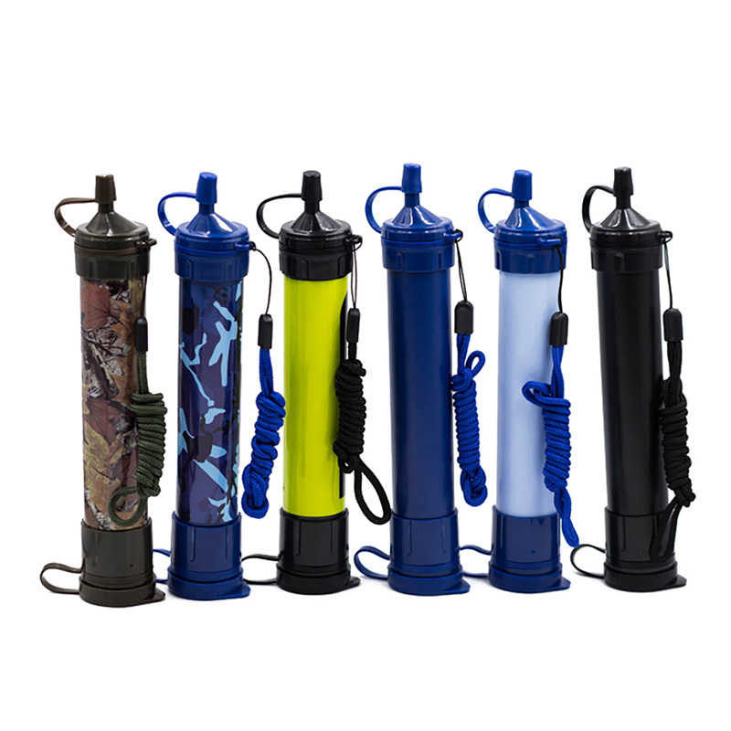 Portable Purifier Straw Water Filter Personal Survival Kit Emergency Gear Super water filtration Wild Outdoor essential Tool