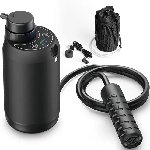 Portable Water Purifier with Dual Filter Cartridge for Outdoor Surviva