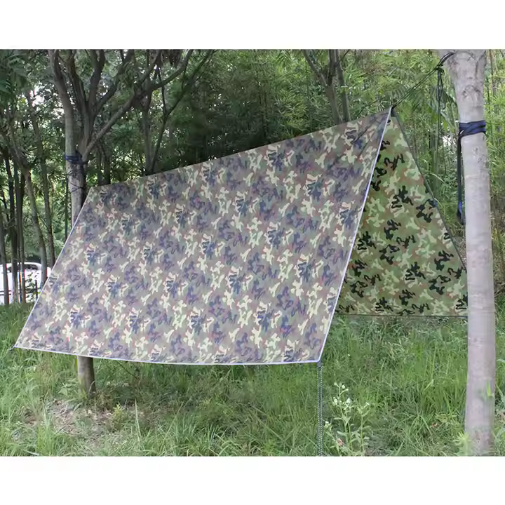 Outdoor Hammock Tarp 10*10 ft Hammock Tent Rain Tarp for Camping Camping Gear Easy Set up Including Tent Stakes and Carry Bag