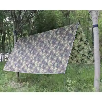 Outdoor Hammock Tarp 10*10 ft Hammock Tent Rain Tarp for Camping Camping Gear Easy Set up Including Tent Stakes and Carry Bag